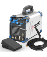 AZZUNO AC/DC TIG Welder with Pulse &amp;5-Pin Foot Pedal, 200Amp 110V/220V A... - $628.29