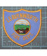 LEAVENWORTH Fire Department KANSAS Uniform Patch FIRE FIGHTERS KS - $9.89