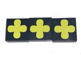 Qwirkle Replacement OEM 3 Yellow Clover Tiles Complete Set - $7.49