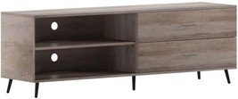 Flash Furniture Nelson Mid Century Modern Stand For Up To 60&quot;, Walnut - £143.21 GBP