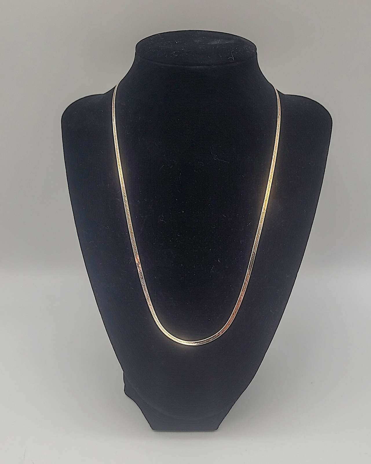 Giani Bernini 20″ Herringbone Chain in 18K Gold Over Sterling Silver Necklace - $40.00