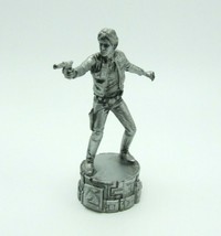 Star Wars Saga Edition Silver Han Solo Knight Chess Replacement Game Piece 2005 - £3.55 GBP