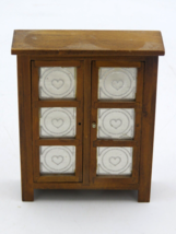 Vintage Dollhouse Miniatures Pie Safe Cabinet Tin Door Panels - $29.65