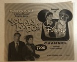 You Lucky Dog Vintage Tv Guide Print Ad Kirk Cameron Disney Channel TPA24 - £4.65 GBP