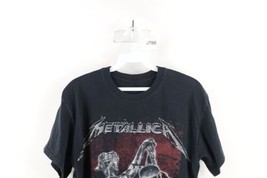 Retro Mens Small Faded Spell Out And Justice For All Metallica Band T-Shirt - £31.61 GBP