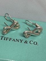 Tiffany &amp; Co. Very RARE Paloma Picasso Silver Double Loving Heart Stud E... - $340.00