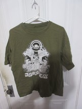 Vintage 1999 Incubus Olive Green Alternative Rock Metal Band Promo Shirt L RARE - £39.32 GBP