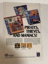 1991 Nintendo Game Boy Print Ad Advertisement pa22 - £6.30 GBP