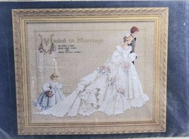 Lavender &amp; Lace Cross Stitch Chart The Wedding Victorian Design 1991 - $10.69