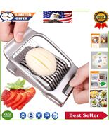 Compact Ergonomic Egg Cutter with Sharp Stainless Steel Wires - Easy to ... - $15.93 CAD