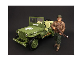 US Army WWII Figure II For 1:18 Scale Models American Diorama - £15.99 GBP
