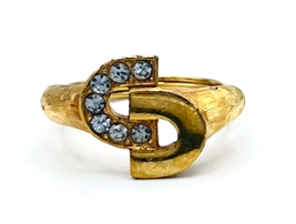 Vintage 1976 Avon Spellbound Ring Adjustable Size 6 - 7 - £10.90 GBP