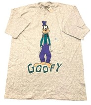 Vintage Goofy Shirt Mens L Heather Gray Short Sleeve Cotton Walt Disney USA NWT - £19.92 GBP