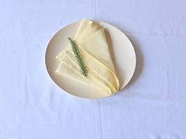 Yellow Pestal cotton Table Napkins| Kitchen table Reusable Cotton Table ... - $12.22+