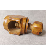 Vintage Wooden Squared Nutcracker - $29.54