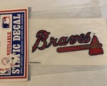 Vintage Atlanta Braves Decal Baseball Georgia Box4 - $8.90