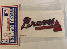 Vintage Atlanta Braves Decal Baseball Georgia Box4 - £7.11 GBP