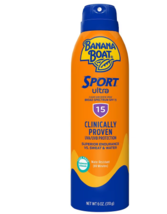 Banana Boat Sport Ultra Clear Sunscreen Spray SPF 15 6.0oz - £34.60 GBP