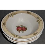 Set (4) Noritake Homecraft FRUIT CANYON PATTERN Soup/Cereal Bowls KOREA - $1,455.13 MXN