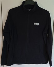 NWT Womens L Lands&#39; End Navy Blue Zip Front BNC Insurance Agency Fleece ... - $350.81 MXN