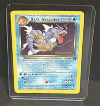 Pokemon Trading Card Game TCG Prerelease Dark Gyarados 8/82 Team Rocket Holo - £37.22 GBP