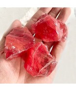 Raw Rough Cherry Quartz Crystal Stone Large Chunks Healing Mineral Rocks... - £13.57 GBP