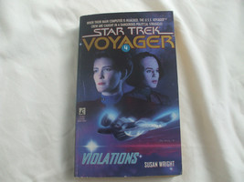 Star Trek Voyager  #4 Violations Softcover Paperback Book   - £4.25 GBP