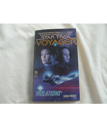 Star Trek Voyager  #4 Violations Softcover Paperback Book   - $5.45