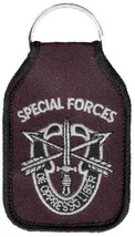 ARMY SPECIAL FORCES  LOGO  EMBROIDERED FOB KEY CHAIN - £18.86 GBP