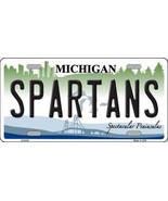 Spartans Michigan Novelty Metal License Plate - £11.67 GBP