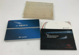 2012 Kia Rio Owners Manual Set with Case OEM K02B25006 - £28.30 GBP