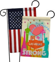 Las Vegas Strong - Impressions Decorative USA - Applique Garden Flags Pack - GP1 - £24.96 GBP