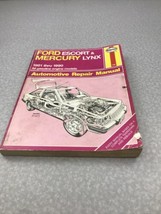 Haynes Techbook Ford Escort Mercury Lynx 1981-1990 789 Manual KG - $14.85