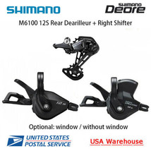 Shimano Deore 12 Speed RD-M6100 Rear Derailleur + SL-M6100-R Shifter Groupset - $55.99