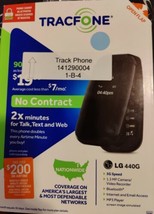 TRACFONE LG 440G BLACK FLIP CELLULAR PHONE, 3G 1.3 MP CAMERA, NEW IN ORI... - £33.36 GBP