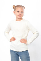 Sweatshirt (Girls), Any season,  Nosi svoe 6440-010 (molochnyj) - $28.61+