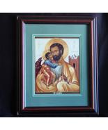 Framed St Joseph Icon Print by Bridge Building Images (1980s)  - £14.36 GBP