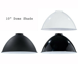 Porcelain Enamel Shade: 10&quot; Metal Dome shade, 2.25&quot; fitter for Pendant Lighting - £25.91 GBP