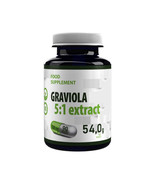 Graviola Fruit Extract 2500mg (500mg of 5:1 Extract) 90 Vegan Capsule GM... - $23.79