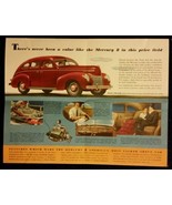 1939 MERCURY 8 TOWN SEDAN COLOR SALDI CARTELLA/MAILER ORIGINALE BART MOT... - $24.02