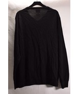 Ben Sherman Mens V Neck Black LS Rib Knit Sweater 2XL - $67.70 CAD