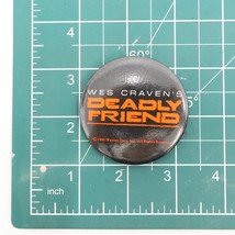 1986 Wes Craven&#39;s Deadly Friends Movie Promotional Pinback Button 2 1/8in - £9.59 GBP