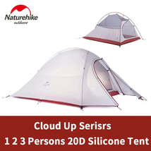 Lightweight Cloud Up Camping Tent for 1-3 Persons with Free Mat - £135.48 GBP+