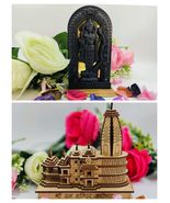 Combo Shree Ram Mandir, 3D Ayodhya Temple and Shree Ram Lalla Murti - £35.31 GBP