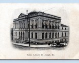 Public Library St Joseph MO Missouri St Joseph News Press UNP UDB Postca... - $2.92