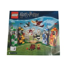 75956 Harry Potter Quidditch Match Book 2 LEGO Building Instruction Replacement - £11.17 GBP