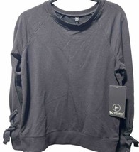 NWT 90 Degree by  Reflex Long Sleeve Women’s Sweatshirt Black -Size Small - £17.52 GBP