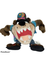 Looney Tunes Taz Tasmanian Devil Hippie Peace Sign Plush Stuffed Animal ... - $23.14