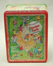 Cracker Jack Popcorn Metal Tin Box Advertising Baseball Field Limited Ed... - $21.77