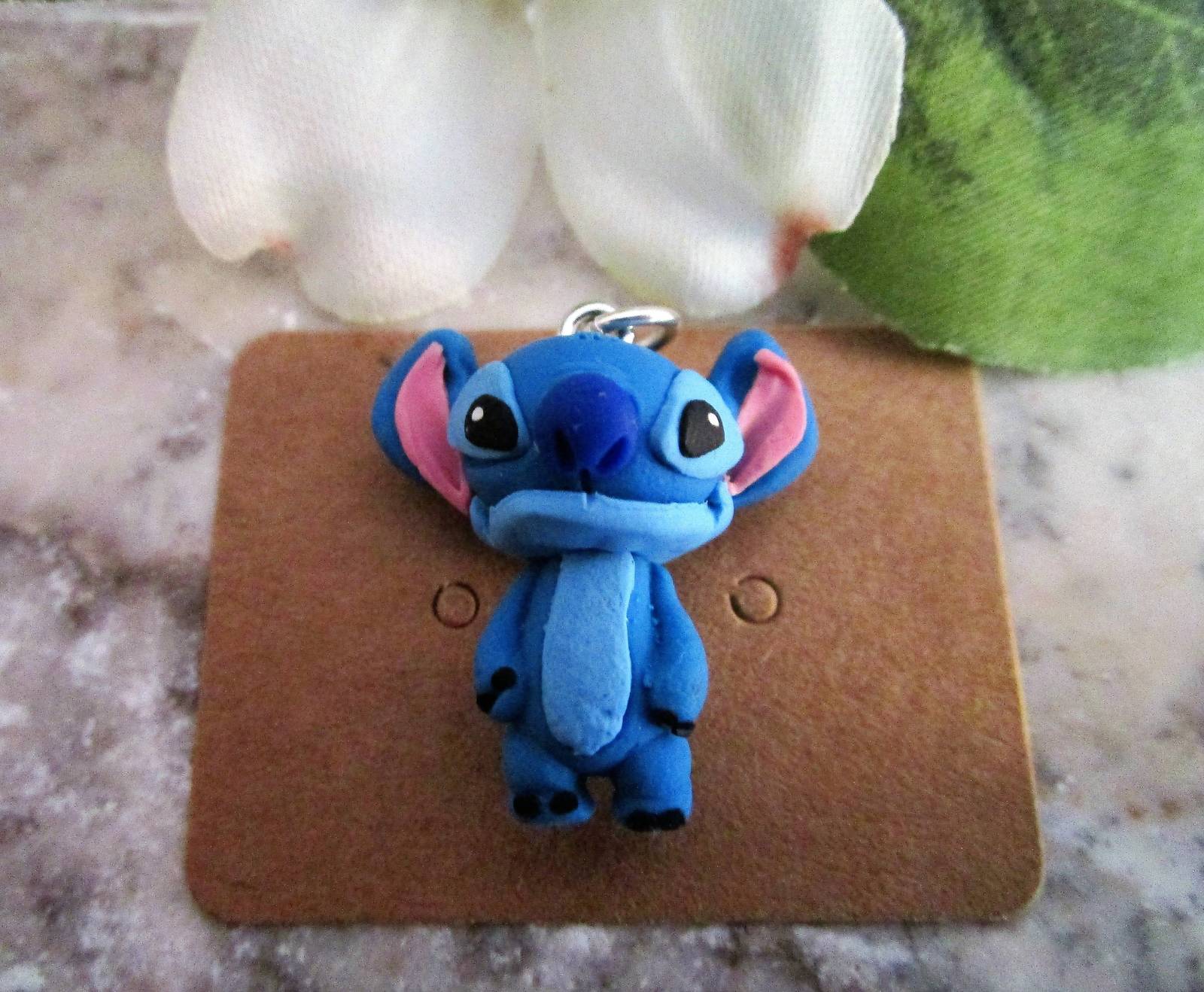 Primary image for Stitch Pendant Stitch doll Clay Pendant Handmade Taxco 1.5"